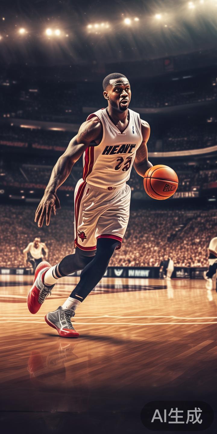 作为一名职业篮球运动员，韦德凭借出色的球技和坚韧的